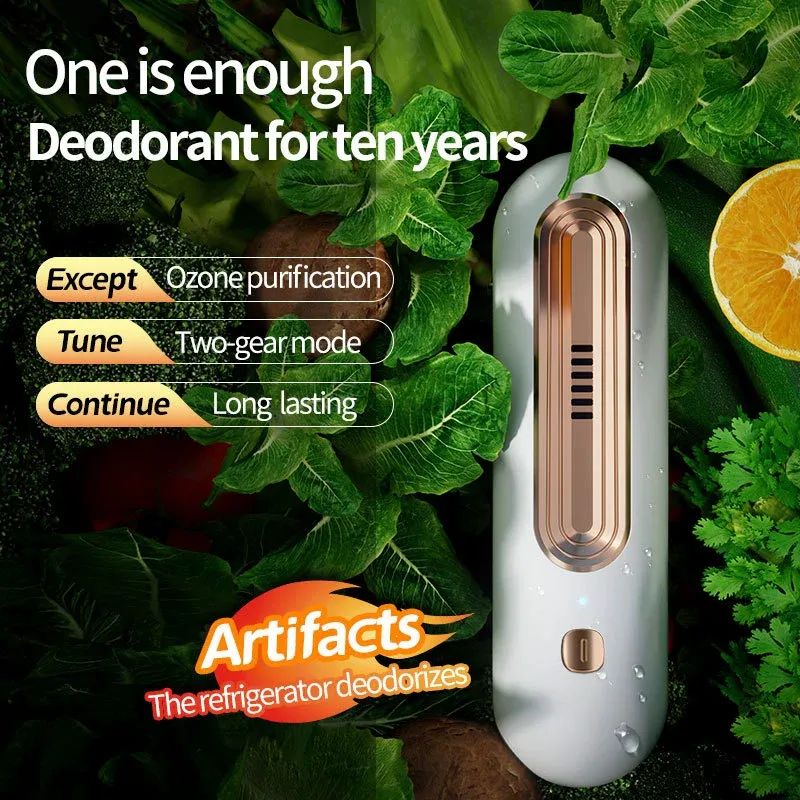 Lenvoshop Refrigerator Odor Remover — Ozone Disinfectant Air Purifier
