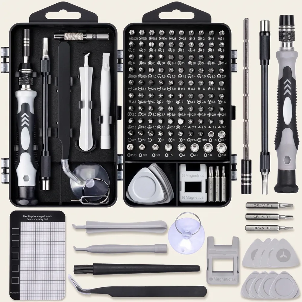 122-in-1 Precision Computer Screwdriver Kit — Laptop, Phone & Console Repair