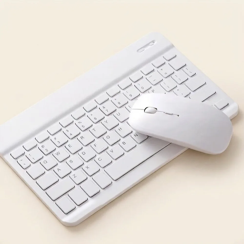 Slim Wireless Keyboard & Mouse Combo — Rechargeable, Quiet Keys